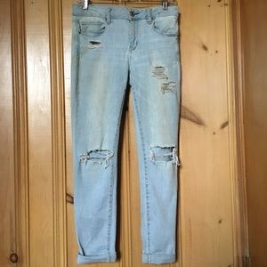 American Eagle Outfitters Skinny Ripped Jeans